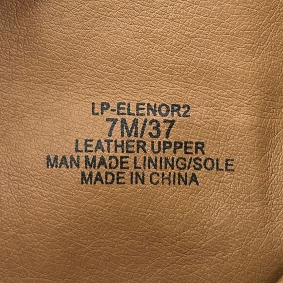 Lucky Brand Elenor2 Suede Leather Zip Embroidered Ankle Heeled Booties Size 7 - Picture 9 of 12